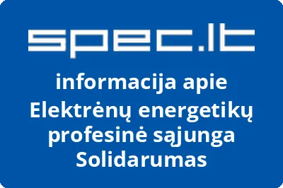 Elektrėnų energetikų profesinė sąjunga Solidarumas | spec.lt