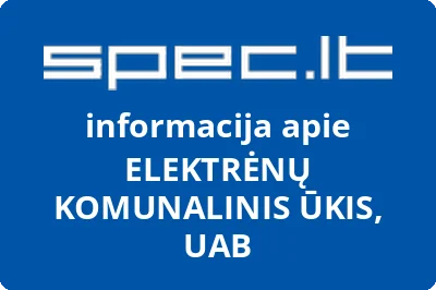 ELEKTRĖNŲ KOMUNALINIS ŪKIS, UAB