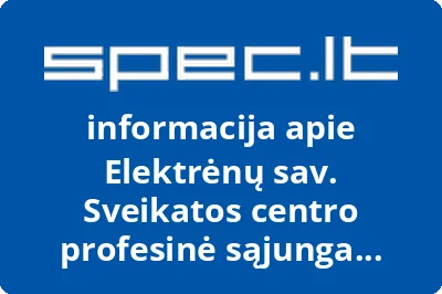 Elektrėnų sav. Sveikatos centro profesinė sąjunga Solidarumas, VŠĮ | spec.lt