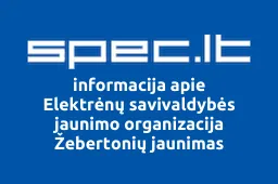 Elektrėnų savivaldybės jaunimo organizacija Žebertonių jaunimas iliustracija