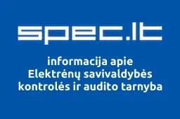 Elektrėnų savivaldybės kontrolės ir audito tarnyba | spec.lt