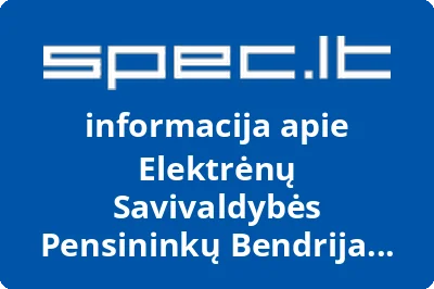 Elektrėnų Savivaldybės Pensininkų Bendrija Bočiai