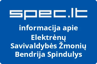 Elektrėnų savivaldybės žmonių bendrija Spindulys