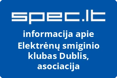 Asociacija Elektrėnų smiginio klubas Dublis | spec.lt