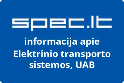 Elektrinio transporto sistemos, UAB