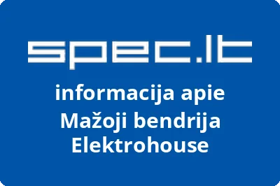 Elektrohouse, MB | spec.lt