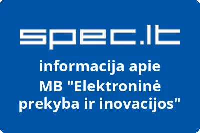 Elektroninė prekyba ir inovacijos, MB