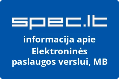 Elektroninės paslaugos verslui, MB