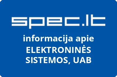 Elektroninės sistemos, UAB