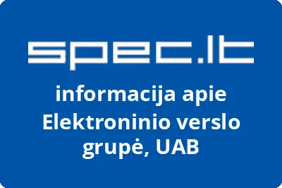 Elektroninio verslo grupė, UAB