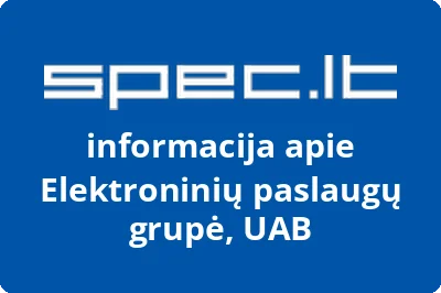 Elektroninių paslaugų grupė, UAB