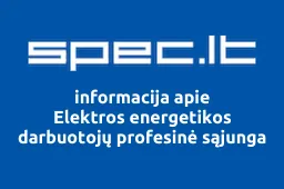 Elektros energetikos darbuotojų profesinė sąjunga | spec.lt