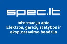 Elektros, garažų statybos ir eksploatavimo bendrija | spec.lt