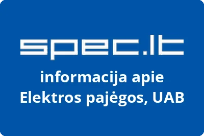 Elektros pajėgos, UAB | spec.lt