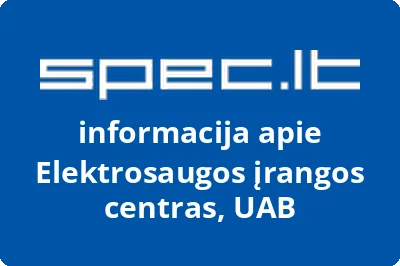 Elektrosaugos įrangos centras, UAB