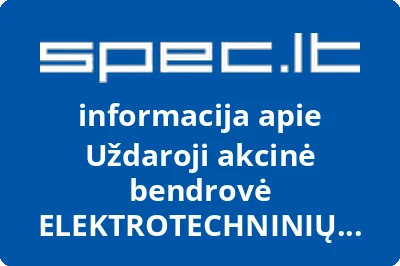 ELEKTROTECHNINIŲ GAMINIŲ SERTIFIKAVIMO CENTRAS, UAB