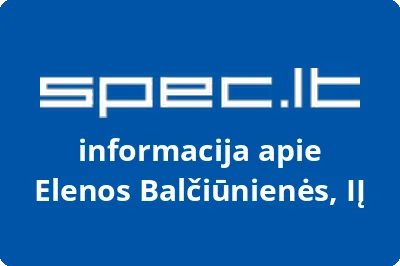 Elenos Balčiūnienės, IĮ