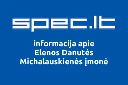 Elenos Danutės Michalauskienės įmonė | spec.lt