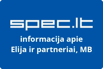 Elija ir partneriai, MB | spec.lt