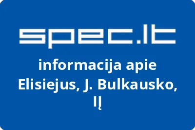 Elisiejus, J. Bulkausko, IĮ