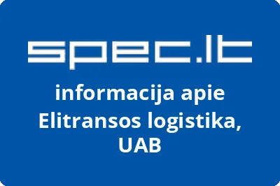 Elitransos logistika, UAB