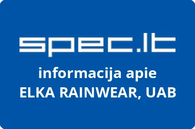 ELKA RAINWEAR, UAB