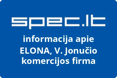 ELONA, V. Jonučio komercijos firma