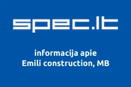 Emili construction, MB | spec.lt