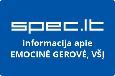 EMOCINĖ GEROVĖ, VŠĮ