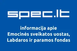 Emocinės sveikatos uostas, Labdaros ir paramos fondas