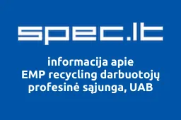 EMP recycling darbuotojų profesinė sąjunga, UAB | spec.lt