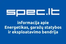 Energetikas, garažų statybos ir eksploatavimo bendrija | spec.lt