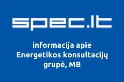 Energetikos konsultacijų grupė, MB | spec.lt