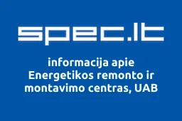 Energetikos remonto ir montavimo centras, UAB | spec.lt