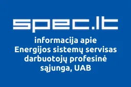 Energijos sistemų servisas darbuotojų profesinė sąjunga, UAB | spec.lt