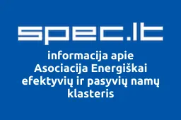 Asociacija Energiškai efektyvių ir pasyvių namų klasteris | spec.lt