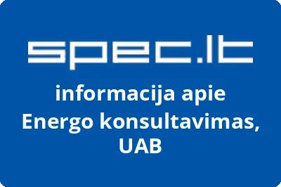 Energo konsultavimas, UAB | spec.lt
