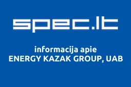 ENERGY KAZAK GROUP, UAB | spec.lt