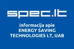 ENERGY SAVING TECHNOLOGIES LT, UAB | spec.lt
