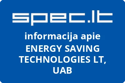 ENERGY SAVING TECHNOLOGIES LT, UAB