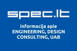 ENGINEERING, DESIGN CONSULTING, UAB | spec.lt