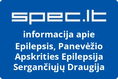 Epilepsis, Panevėžio Apskrities Epilepsija Sergančiųjų Draugija