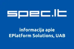EPlatform Solutions, UAB | spec.lt