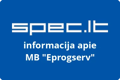 Eprogserv, MB | spec.lt