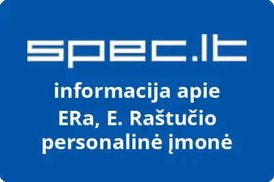 ERa, E. Raštučio personalinė įmonė