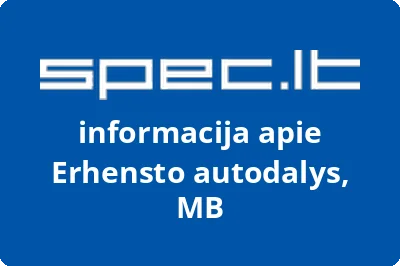 Erhensto autodalys, MB