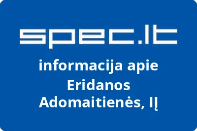 Eridanos Adomaitienės, IĮ