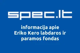Eriko Kero labdaros ir paramos fondas | spec.lt