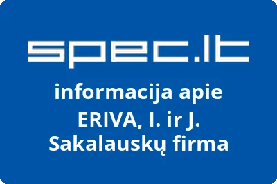 firma ERIVA, IĮ