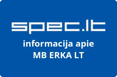 ERKA LT, MB | spec.lt